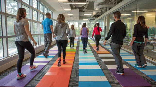 Wellness Program: Initiatives and activities aimed at enhancing employee health and well-being, including fitness classes, health screenings, and stress management workshops.
