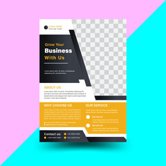 creative corporate flyer design. Creative Corporate & Business Flyer Brochure Template Design. multipurpose minimal official business advertising magazine poster flyer.