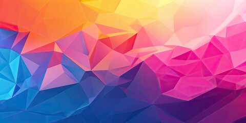Obraz premium Abstract geometric background with gradient colors.