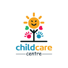 kids logo, child care center, daycare logo, education logo, care logo, child care logo, preschool logo, kindergarten, playgroup logo ,baby care, playground logo, joyful kids vector
