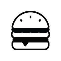  Burger vector icon