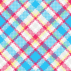 Tartan Plaid Seamless Pattern. Scottish Plaid, Traditional Scottish Woven Fabric. Lumberjack Shirt Flannel Textile. Pattern Tile Swatch Included.