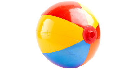 Isolated Volleyball on transparent background.
Summer sport and fun