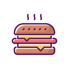  Burger vector icon