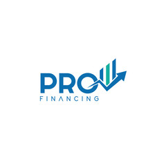 Financial Growth savings investment up arrow business success financial company logo investment firm logo