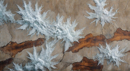 frost on the branches