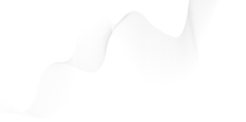 Vector white flowing wave blend glowing moving lines. Futuristic technology and sound wave lines background. Abstract white digital blend wave lines and technology background.