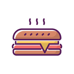  Burger vector icon