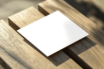 white business card mockup, blank with generative ai