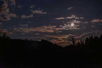 Mondnacht . Moonlight night