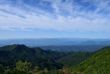 Naklejka premium Mount. Haruna, Takasaki, Gunma, Japan