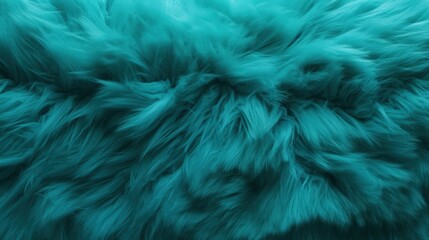Teal Fur Texture