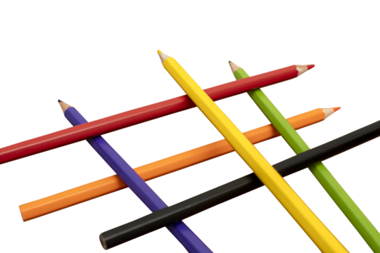 Colored pencils isolated