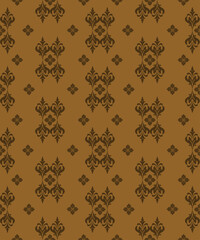 Classic Damask Seamless Pattern - Vector Illustration for Elegant Textile Design, packaging,wrapping, fabric 