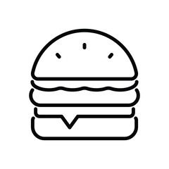  Burger vector icon