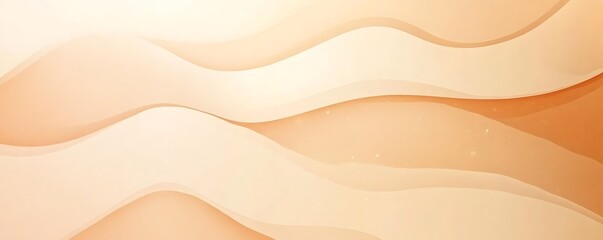Obraz premium A close-up of shape , peach -colored fabric draped in gentle, flowing folds