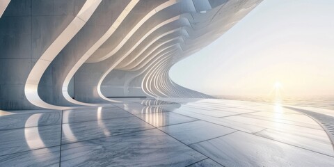Abstract modern architecture