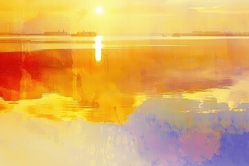 Abstract Blurred Background With Pastel Colors and Bokeh Effect