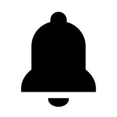 Notification bell icon. notification bell vector icon for web design isolated on white background