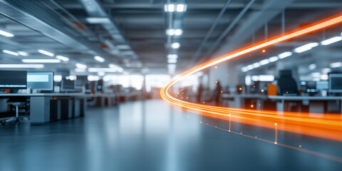 fast traveling data, information. network of packets.