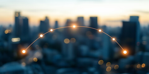 fast traveling data, information. network of packets.