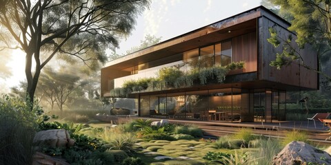 Fototapeta premium Contemporary architecture background