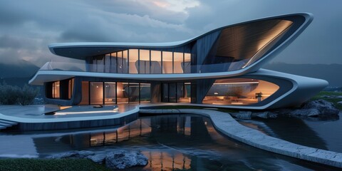 Fototapeta premium Contemporary architecture background