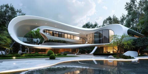 Contemporary architecture background