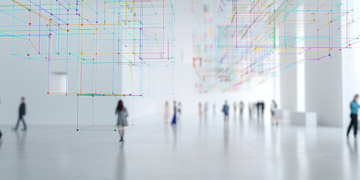 communication network and functions of people in a society or organization. 