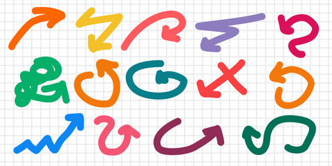 Charcoal pencil curly lines and squiggles. Scribble brush strokes vector set. Hand drawn marker scribbles. Black pencil sketches. Brush stroke lines, squiggles, daubs isolated.