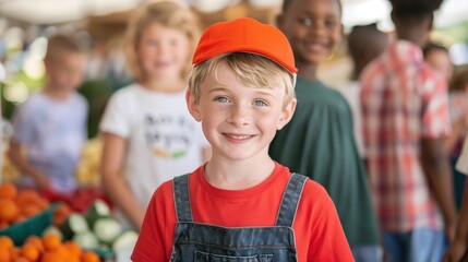 Parents and children participating in an Autism community fair, unity, outreach, inclusive activities, support, connection, diverse backgrounds, joyful event