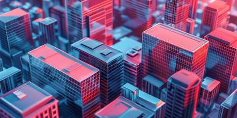 Obraz premium model of a modern building