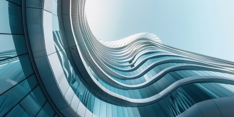 Abstract modern architecture
