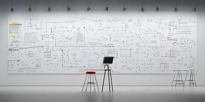 Innovator and ideas. Calculation memos of technology and new direction.
