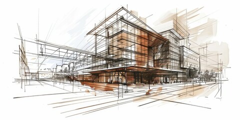 Draw sketch architecture