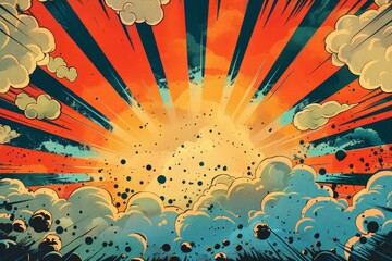 Exciting Comic Book Style Backgrounds for High-Energy Visuals