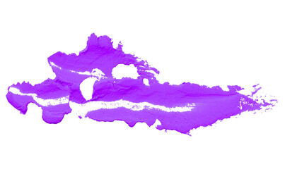 Purple brush strokes on transparent background.