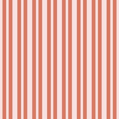 A seamless pattern of vertical stripes in soft pink and orange colors. The stripes are evenly spaced, creating a gentle and calming aesthetic suitable for backgrounds or textiles.