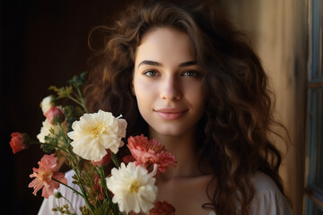 Naklejka premium International woman day parade celebration holiday, female equality rights conceptual photo illustration, Generative IA