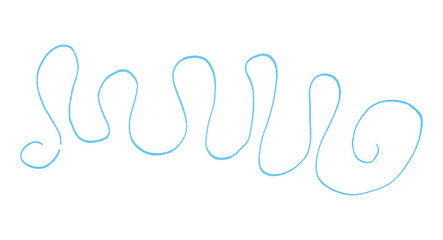 Light blue pencil lines on a transparent background.