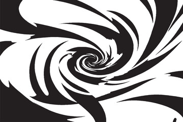 Black and White Abstract Background with Letter Design