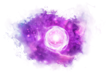 Astral Wisdom for Cosmic Exploration Isolated on Transparent Background