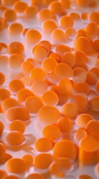 close up of pills background