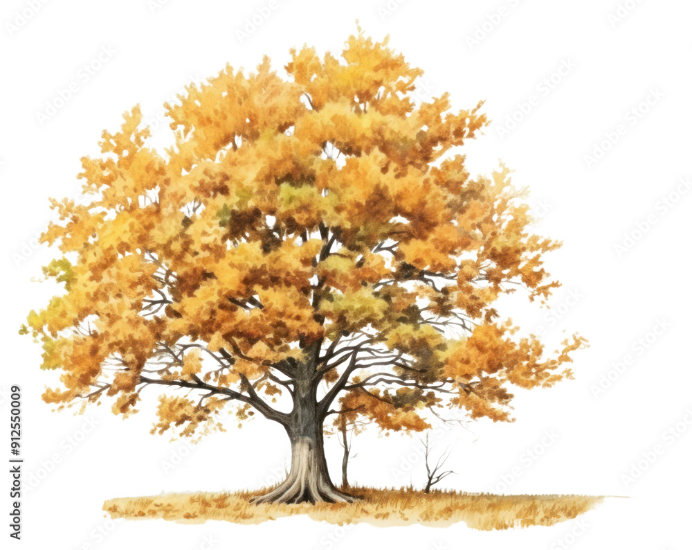 Sticker png tree landscape outdoors nature.