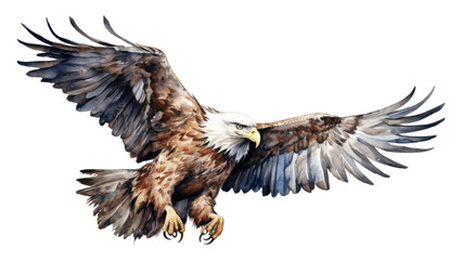 Obraz premium PNG Animal flying eagle bird.