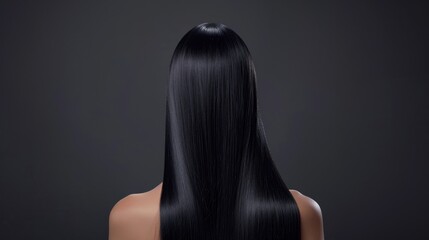 Long Black Hair Beauty