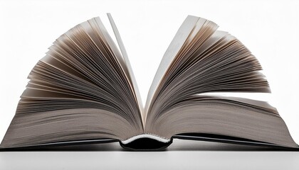 Fototapeta premium Transparent background of a classic hardcover book.