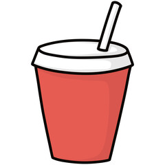 illustration of a glass of cola