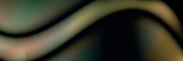 Vibrant orange teal white psychedelic grainy gradient color flow wave on black background, music cover dance party poster design