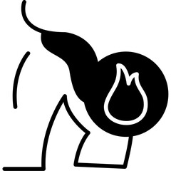 Shoulder Skin Burn Icon